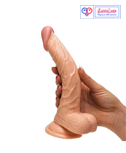 Lifelike Lover Classic Curved Realistic Dildo 8 Inch