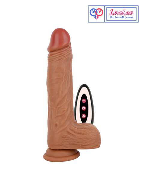 Wireless Realistic Thrusting Vibrating Dildo with Up & Down Movement