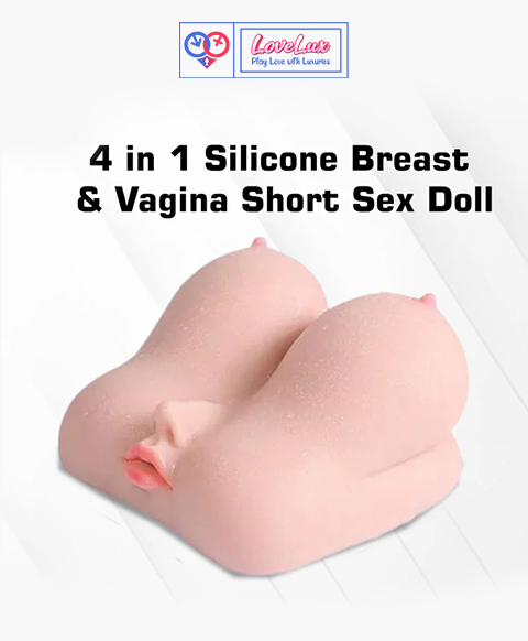 4 in 1 Silicone Mouth Breast Vagina Anal Masturbator