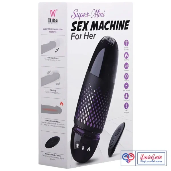 Powerful automatic thrusting machine with dildo