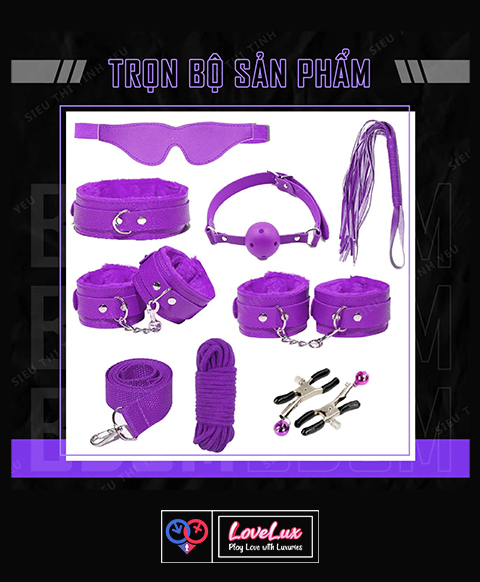 LoveLux Premium BDSM Set Purple
