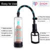 Manual Penis Enlargement Pump with Clear Cylinder Adjustable Vacuum Suction cock Enlargement loveluxtoys