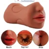 3 in 1 pocket pussy Vagina, Ass & Mouth masturbator cup with realistic tight design for men. India By Loveluxtoys.com
