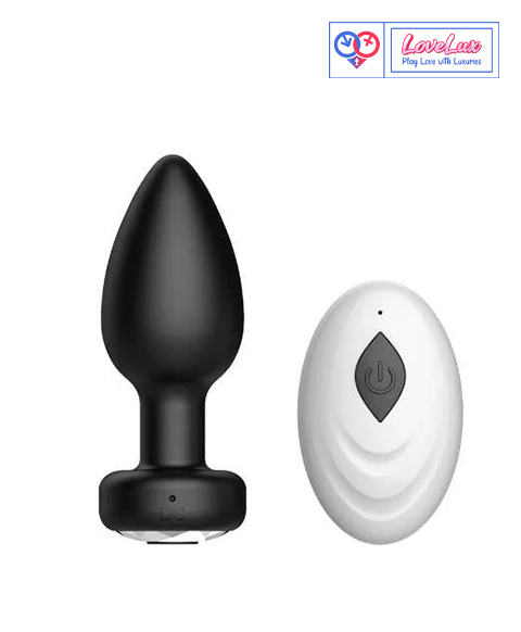 Remote Controlled Silicon Butt Plug with Vibration