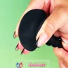 silicone anal beads butt plug with Suction base black color in India by LoveLuxToys