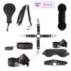 10 Piece Premium BDSM Set Black