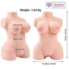 SEX DOLL HALF BODY 10 INch 1.65 kg weight skin tone color sex doll in India 3d textures in hole soft loveluxtoys
