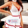 nurse roleplay lingerie outfit left angle india by LoveLuxToys
