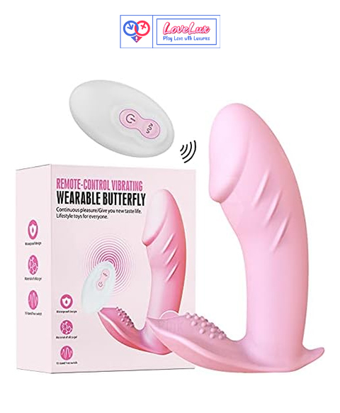 Remote Control Vibrating Wearable Butterfly