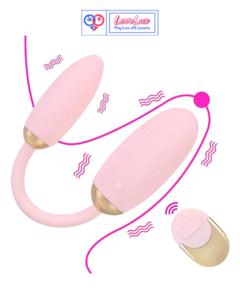 Vibrator 10 Frequency Vibrating Egg Sex Toys for Couples Dildo G-spot Remote Control Double Head Vibrating Egg