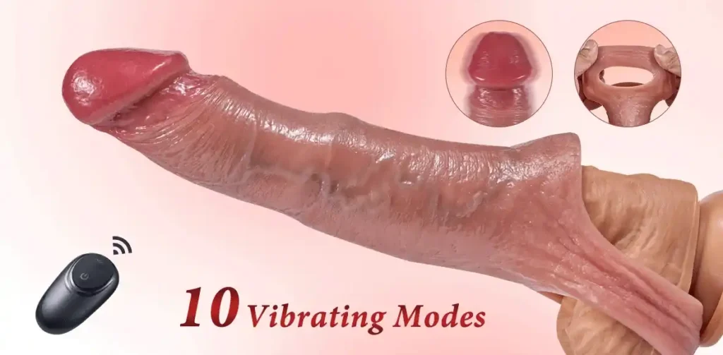 10 mode vibrating penis sleeve extender india