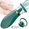 clitoral suction tongue licking vibrator clitoral stimulator Massager Dark Green India by LoveLuxToys