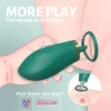 clitoral suction tongue licking vibrator clitoral stimulator Massager Dark Green India by LoveLuxToys
