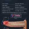 Pretty Love Hollow Strap-On Double Dildo Adjustable Harness Belt skin tone India by LoveLuxToys