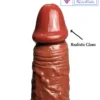 7 inch realistic dildo suction cup & balls with skin tone India by LoveLuxToys