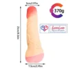 Relastic Dildo Penis Sleeve with attached Pocket Pussy flesh tone loveluxtoys India