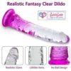 Twin Colour white Pink Jelly Strap-On Dildo without ball 8 Inch premium adjustable belt in India by LoveLuxToys