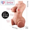 Xelina Lifelike Torso Sex Doll Male Masturbator pussy and anus 5kg skin tone LoveLuxToys India