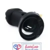 Soft Silicone Male Chastity Cage Locking Device with 5 Adjustable Rings Black Color In India By LoveLuxToys
