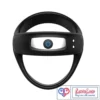 vibrating cock ring with 10 frequency settings and soft silicone design black color usb charging India loveluxtoys.com