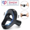 vibrating cock ring with 10 frequency settings and soft silicone design black color usb charging India loveluxtoys.com
