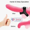 vibrating cock ring with 10 frequency settings and soft silicone design black color usb charging India loveluxtoys.com