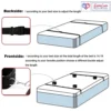 Bed Bondage Restraints Set Adult Toys Cuffs for Ankles and Hands Bed Restraint Strap Bondaged Bed Tie Downs for Bedroom Mattress Tie Down Straps for Bed Sex Accessories for Adults Couples for loveluxtoys Black color