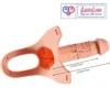 realistic hollow strap on dildo in flesh color with wearable silicone sleeve design. Comfortable, body-safe, and secure fit India By loveluxtoys.com