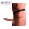 realistic hollow strap on dildo in flesh color with wearable silicone sleeve design. Comfortable, body-safe, and secure fit India By loveluxtoys.com
