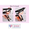 realistic hollow strap on dildo in flesh color with wearable silicone sleeve design. Comfortable, body-safe, and secure fit India By loveluxtoys.com