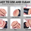 realistic vaginal masturbator cup for men. Soft, tight, and easy to clean pocket pussy design India By LoveLuxToys.com