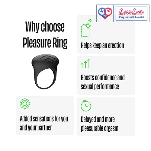 vibrating penis ring cock ring for men. Powerful, skin-friendly, and easy to use for enhanced performance and pleasure in India by Lovelluxtoys.com