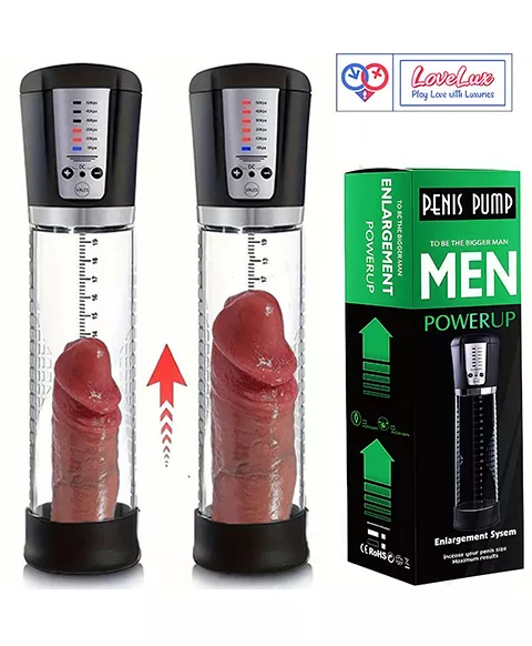 automatic penis enlargement pump with electric vacuum erection function for men loveluxtoys