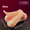 3D realistic mini sex doll masturbator with vagina, anal, and big breast design. Soft, lifelike, and easy to clean skin tone loveluxtoys
