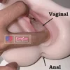 3D realistic mini sex doll masturbator with vagina, anal, and big breast design. Soft, lifelike, and easy to clean skin tone loveluxtoys