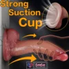 8 inch realistic foreskin dildo with sliding skin and balls design. Soft, lifelike, and body-safe for women skin color Buy Dildo online in India by LoveLuxtoys