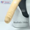 Black faux leather 9 inch strap on dildo with adjustable harness kit for pegging in India. Realistic, flesh colour, and solid design without balls by LoveLuxToys