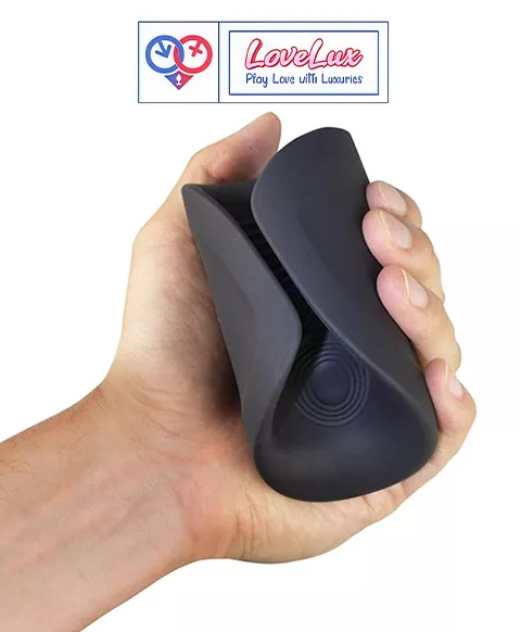 Beat Rush rechargeable stroker masturbator for men. Powerful, hands-free, and easy to use for a satisfying experience black color automatic male masturbator india Loveluxtoys