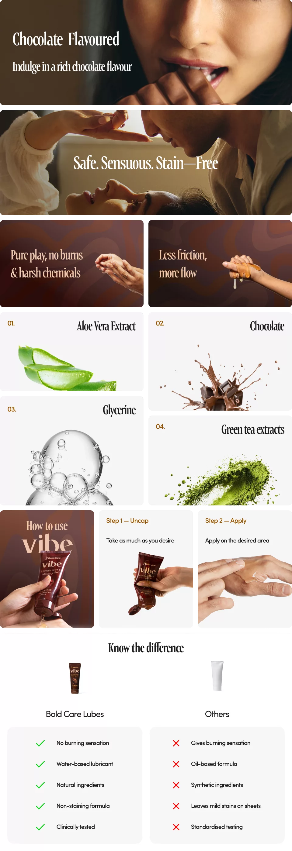 Extend delay spray for men for long lasting pleasure. Effective, fast absorbing, and easy to use for better stamina and performance Chocolate Flavour brown color Sex Toys in India by LoveLuxToys