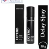 Extend delay spray for men for long lasting pleasure. Effective, fast absorbing, and easy to use for better stamina and performance black color sex toys in India by LoveLuxToys