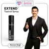 Extend delay spray for men for long lasting pleasure. Effective, fast absorbing, and easy to use for better stamina and performance black color sex toys in India by LoveLuxToys