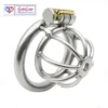 stainless steel male chastity cage with removable urethral tube and secure locking system Durable, hygienic, and ideal for fetish play penis lock device India by LoveLuxtoys